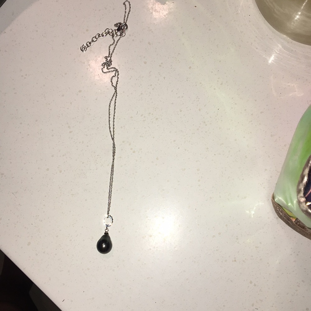 Ross-Simons Black Pearl Necklace
